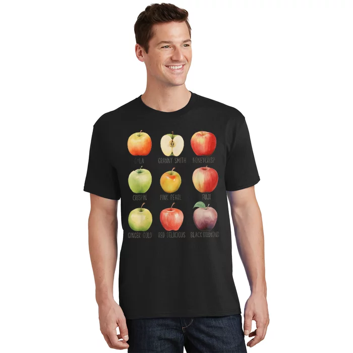 Fall Apple Picking Apple Orchard Boho Farm Fesh T-Shirt