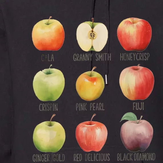 Fall Apple Picking Apple Orchard Boho Farm Fesh Premium Hoodie