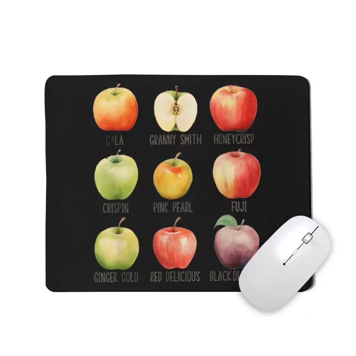 Fall Apple Picking Apple Orchard Boho Farm Fesh Mousepad