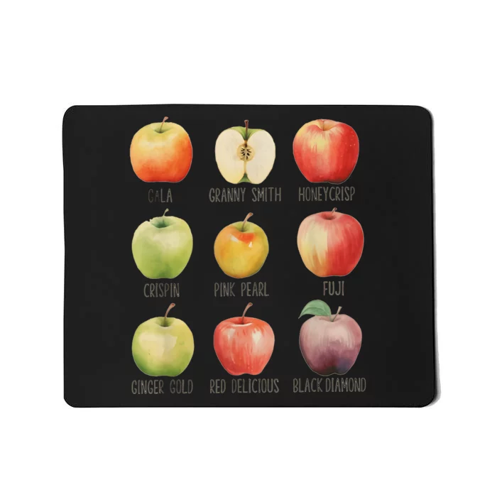 Fall Apple Picking Apple Orchard Boho Farm Fesh Mousepad