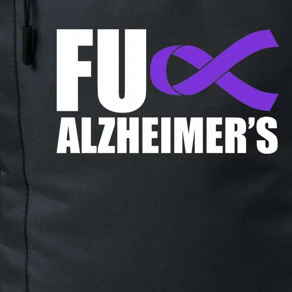 Fuck Alzheimer's Purple Ribbon Daily Commute Backpack