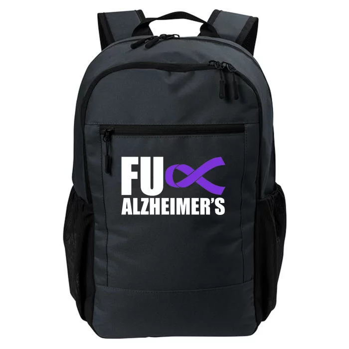 Fuck Alzheimer's Purple Ribbon Daily Commute Backpack