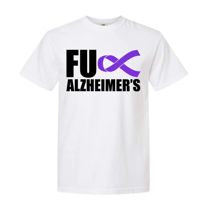 Fuck Alzheimer's Purple Ribbon Garment-Dyed Heavyweight T-Shirt