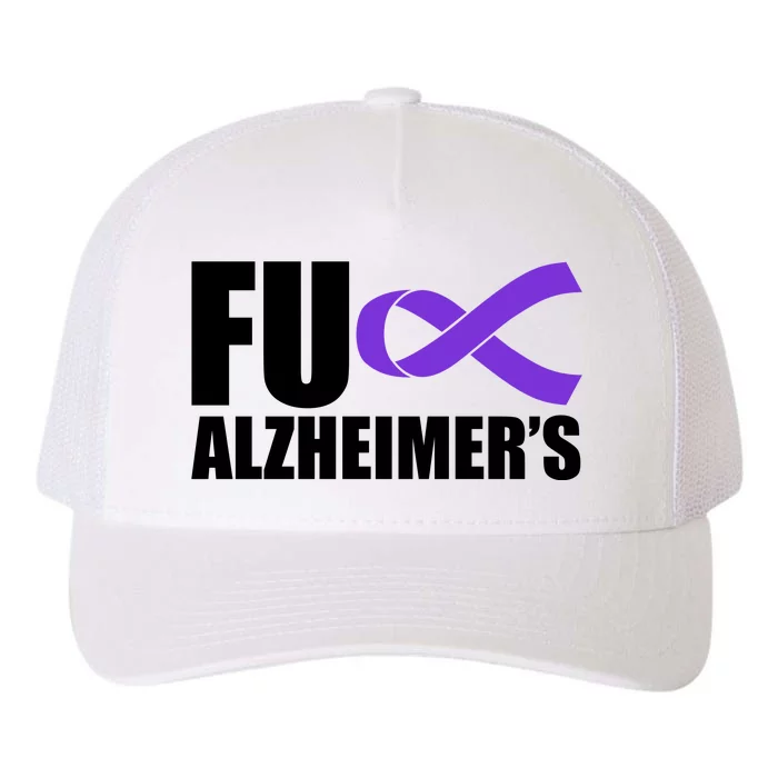 Fuck Alzheimer's Purple Ribbon Yupoong Adult 5-Panel Trucker Hat