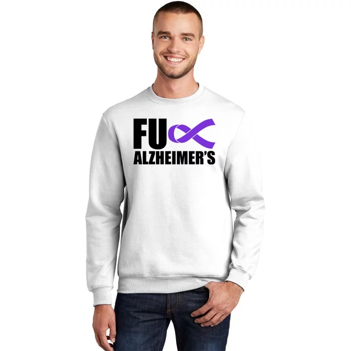 Fuck Alzheimer's Purple Ribbon Sweatshirt