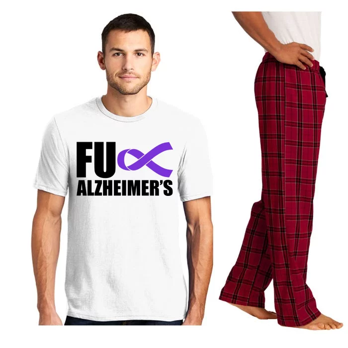 Fuck Alzheimer's Purple Ribbon Pajama Set