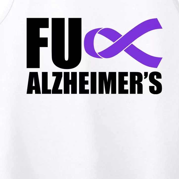 Fuck Alzheimer's Purple Ribbon Performance Tank