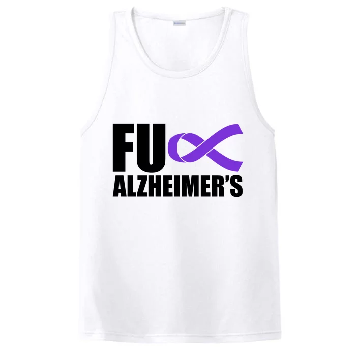 Fuck Alzheimer's Purple Ribbon Performance Tank