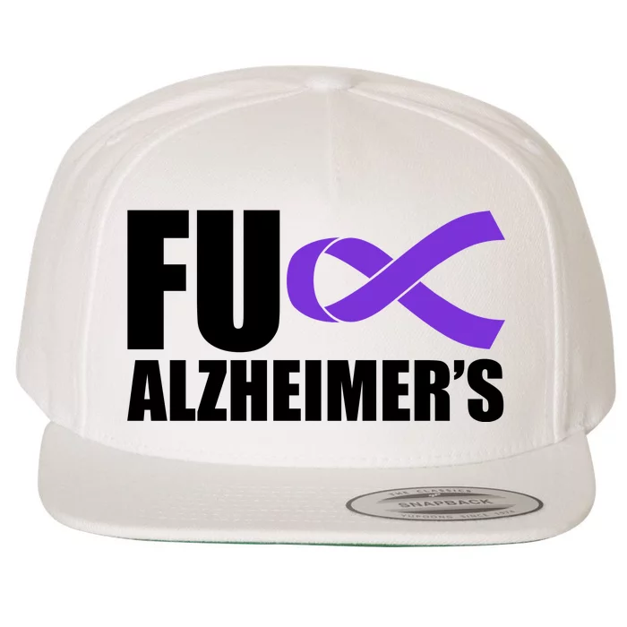 Fuck Alzheimer's Purple Ribbon Wool Snapback Cap