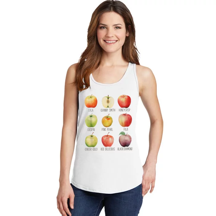 Fall Apple Picking Apple Orchard Boho Farm Fesh Ladies Essential Tank