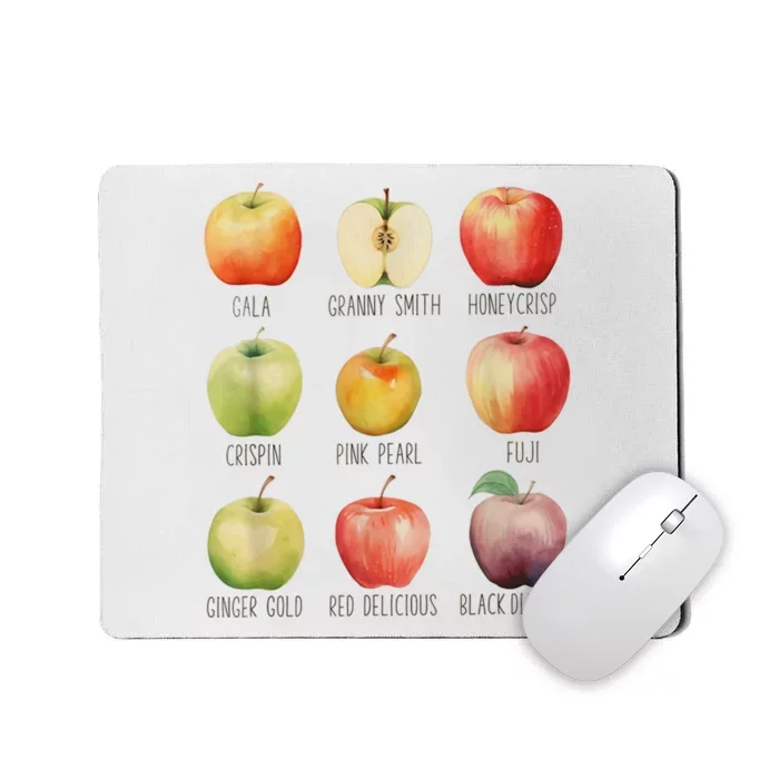 Fall Apple Picking Apple Orchard Boho Farm Fesh Mousepad