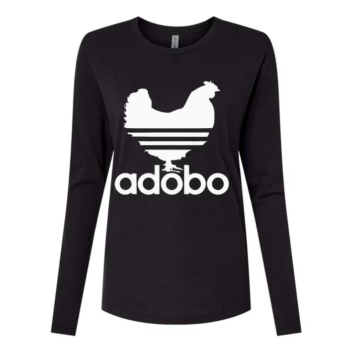 Filipino Adobo Philippines Chicken Farm Girl Women Gift Womens Cotton Relaxed Long Sleeve T-Shirt