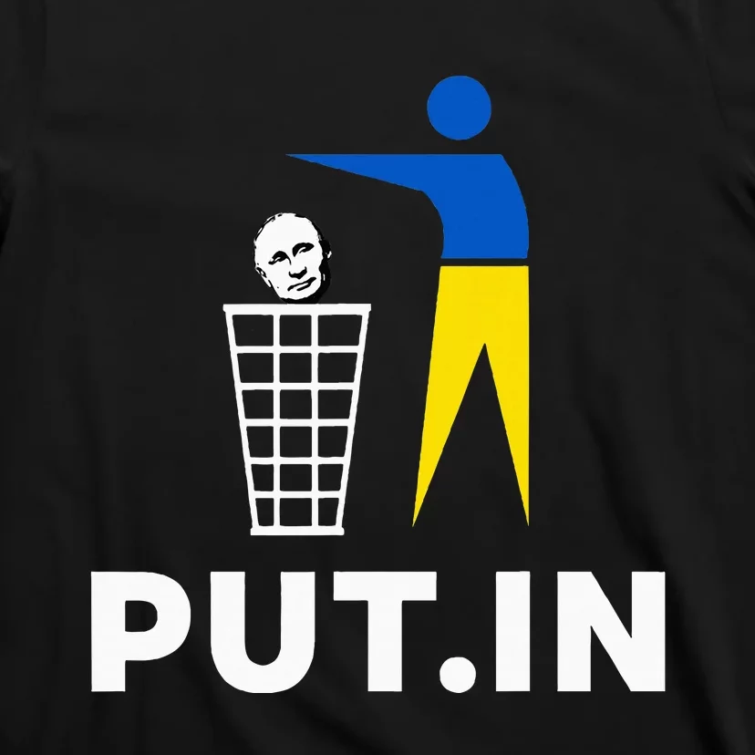 Funny Anti Putin Meme Put.In Support Ukraine T-Shirt