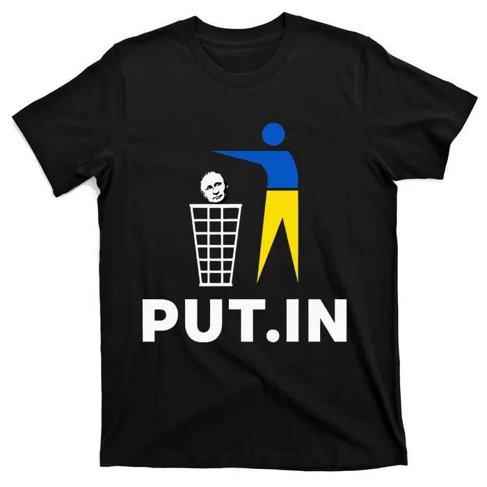 Funny Anti Putin Meme Put.In Support Ukraine T-Shirt