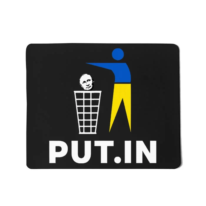 Funny Anti Putin Meme Put.In Support Ukraine Mousepad