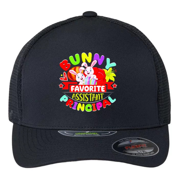 Favorite Assistant Principal Easter Bunny Flexfit Unipanel Trucker Cap