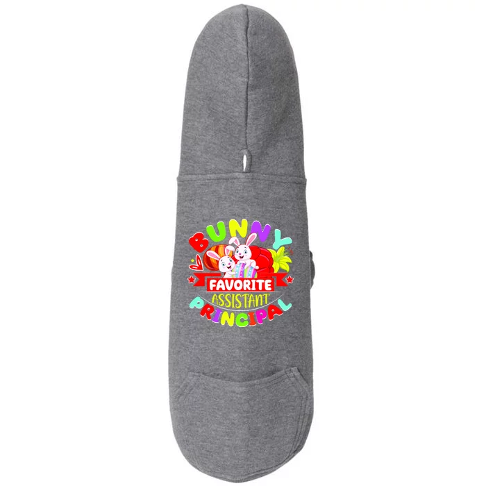 Favorite Assistant Principal Easter Bunny Doggie 3-End Fleece Hoodie