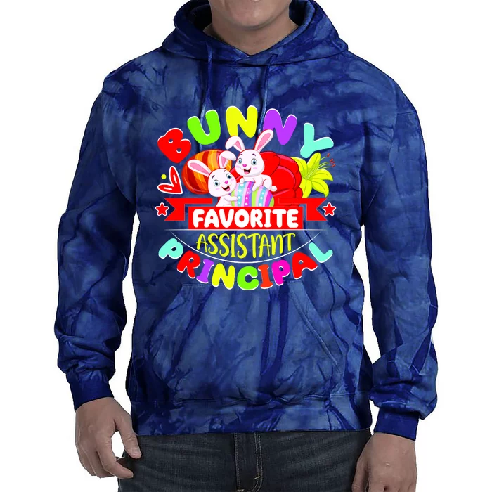 Favorite Assistant Principal Easter Bunny Tie Dye Hoodie