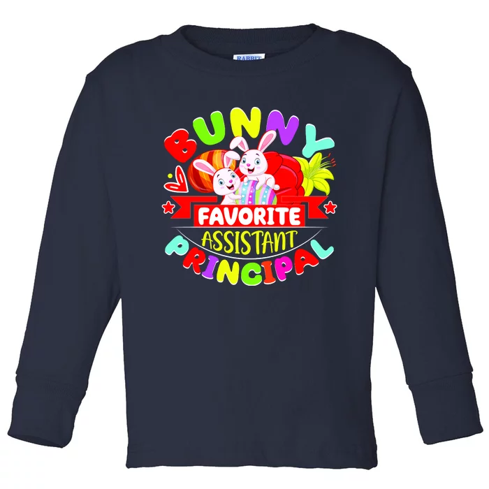 Favorite Assistant Principal Easter Bunny Toddler Long Sleeve Shirt