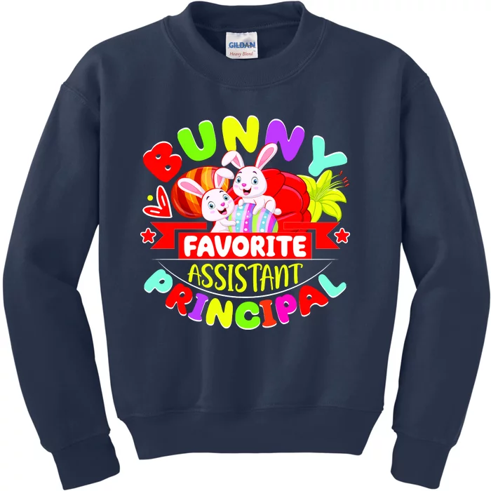 Favorite Assistant Principal Easter Bunny Kids Sweatshirt