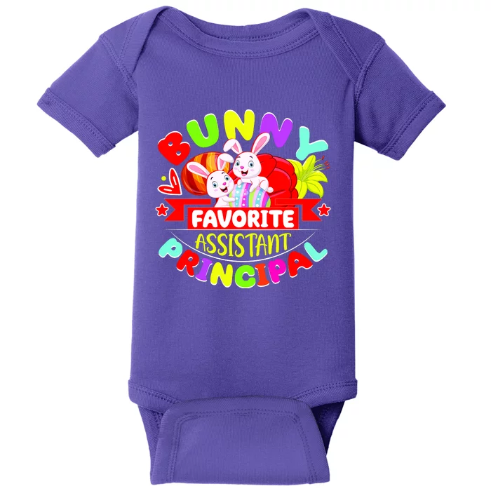 Favorite Assistant Principal Easter Bunny Baby Bodysuit