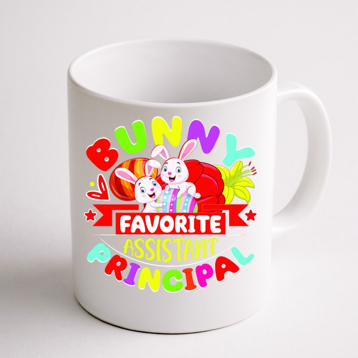 Favorite Assistant Principal Easter Bunny Front & Back Coffee Mug