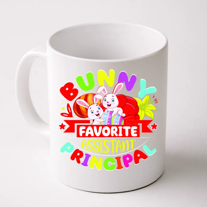 Favorite Assistant Principal Easter Bunny Front & Back Coffee Mug