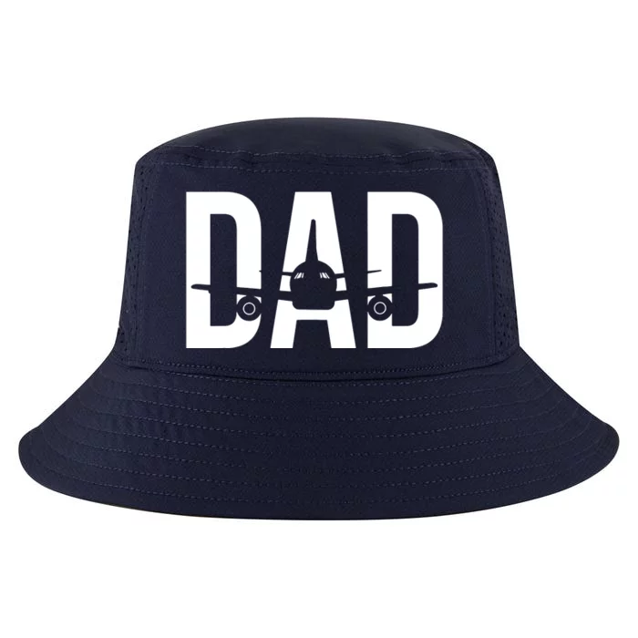 Funny Airplane Pilot Dad Aviation Lover Gift Dad Pilot Cool Comfort Performance Bucket Hat