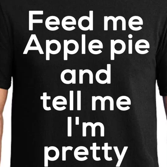 Funny Apple Pie British Food Lover Foodie Meme Gift Pajama Set