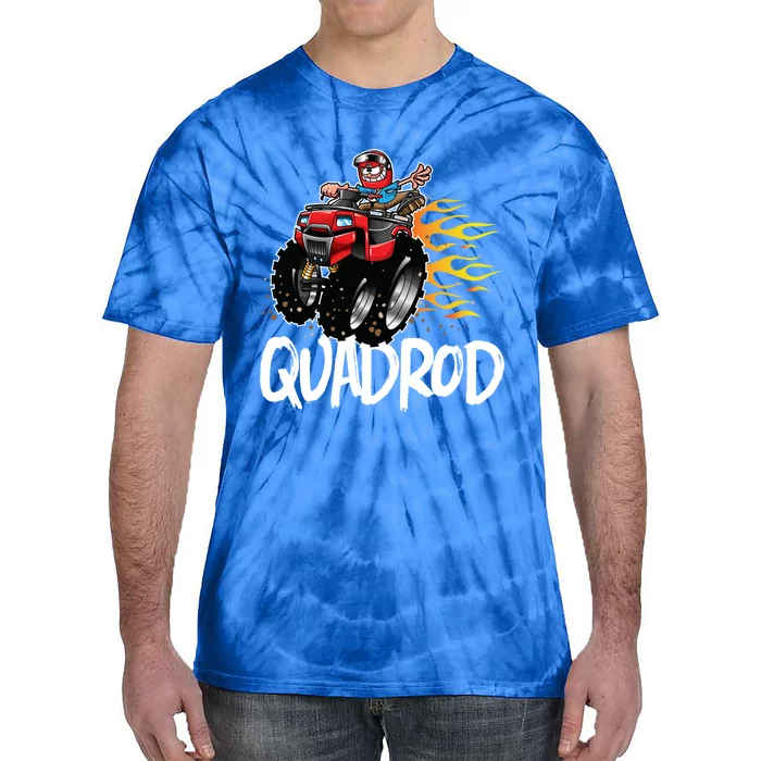 Funny Atv Quad Rod Hot Rod Four Wheeler Gift Tie-Dye T-Shirt