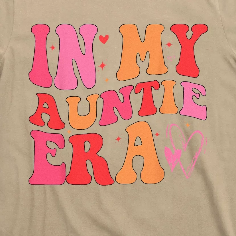 Funny Aunt Quote In My Auntie Era Niece Nephew Matching Cool T-Shirt