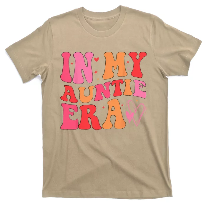 Funny Aunt Quote In My Auntie Era Niece Nephew Matching Cool T-Shirt