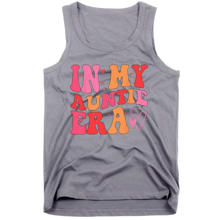 Funny Aunt Quote In My Auntie Era Niece Nephew Matching Cool Tank Top