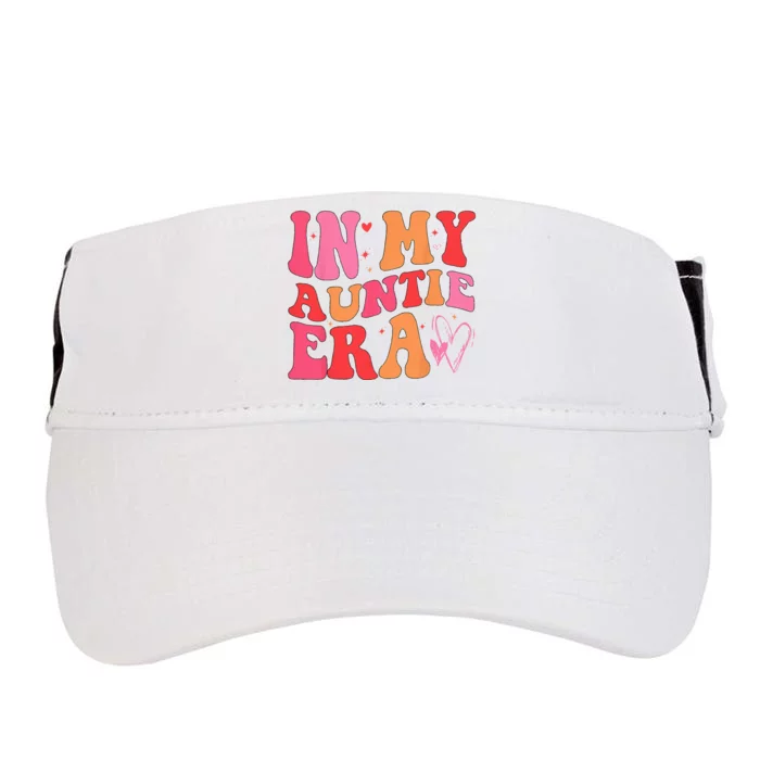 Funny Aunt Quote In My Auntie Era Niece Nephew Matching Cool Adult Drive Performance Visor