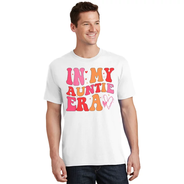 Funny Aunt Quote In My Auntie Era Niece Nephew Matching Cool T-Shirt