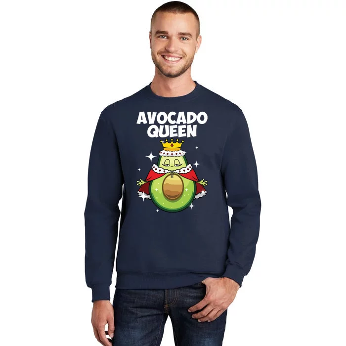 Funny Avocado Queen Gift For Girl Women Cool Avocado Lover Sweatshirt