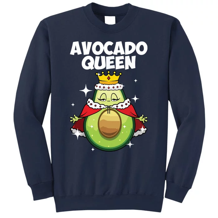 Funny Avocado Queen Gift For Girl Women Cool Avocado Lover Sweatshirt