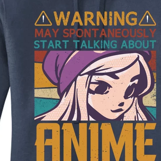 Funny Anime Quote Funny Sayings Anime Girl Quotes Retro Quote Women's Pullover Hoodie