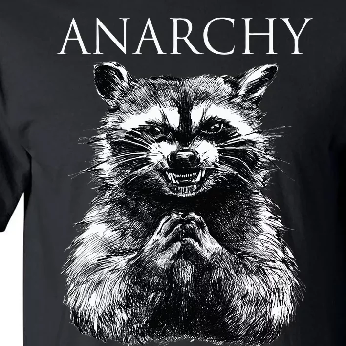 Funny Anarchy Raccoon Political For Ancomm Liberal Classic Tall T-Shirt