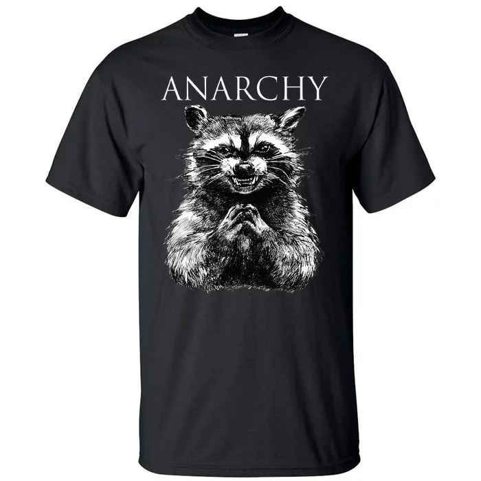 Funny Anarchy Raccoon Political For Ancomm Liberal Classic Tall T-Shirt