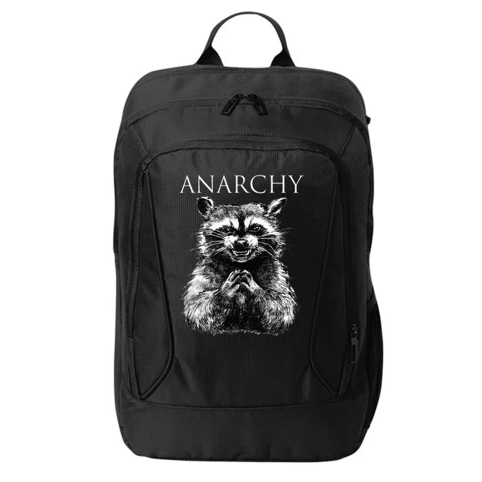 Funny Anarchy Raccoon Political For Ancomm Liberal Classic City Backpack