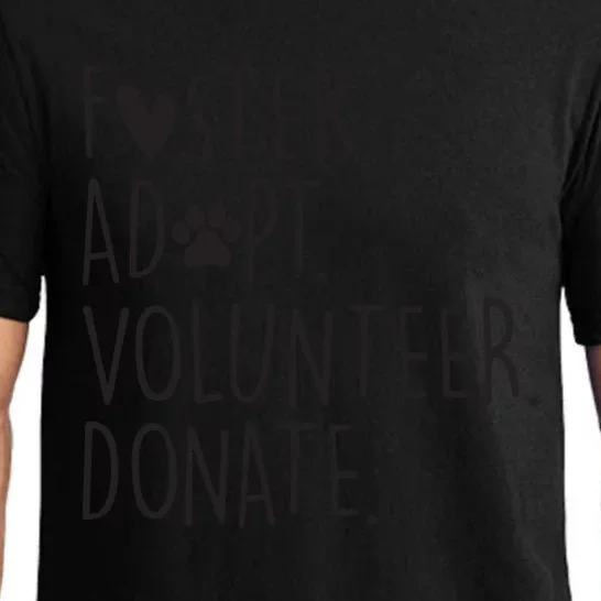 Funny Animal Rescue Dog Lover Foster Adopt Volunteer Donate Pajama Set