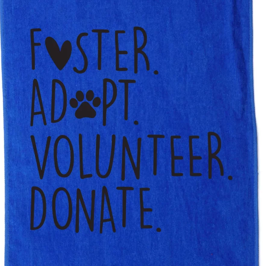 Funny Animal Rescue Dog Lover Foster Adopt Volunteer Donate Platinum Collection Golf Towel