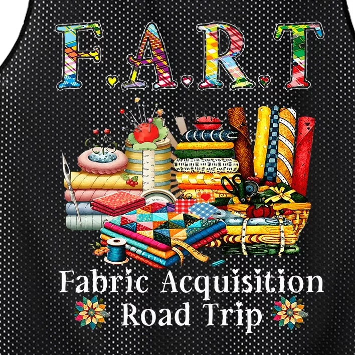 F A R T Fabric Acquisition Road Trip Mesh Reversible Basketball Jersey Tank