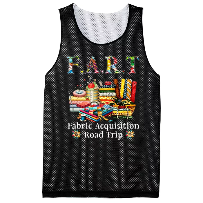 F A R T Fabric Acquisition Road Trip Mesh Reversible Basketball Jersey Tank