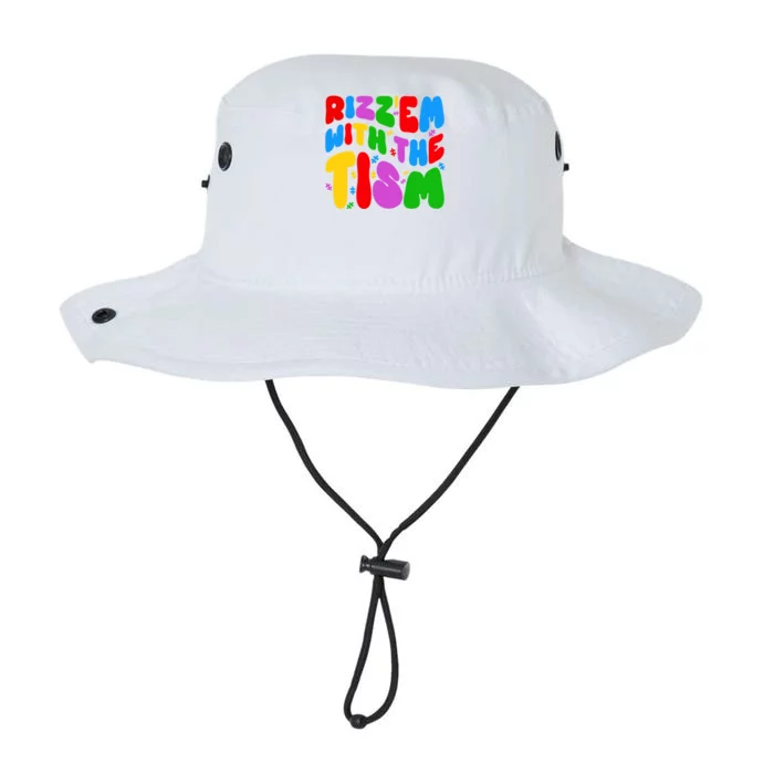 Funny Autistic Rizz RizzEm With The Tism Meme Autism Groovy Cool Gift Legacy Cool Fit Booney Bucket Hat