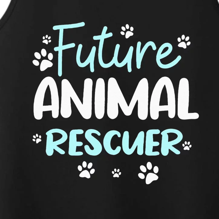 Future Animal Rescuer Rescue Shelter Pet Adoption Fostering Performance Tank