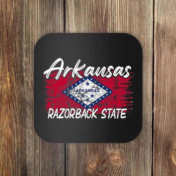 Funny Arkansas Razorback State Coaster