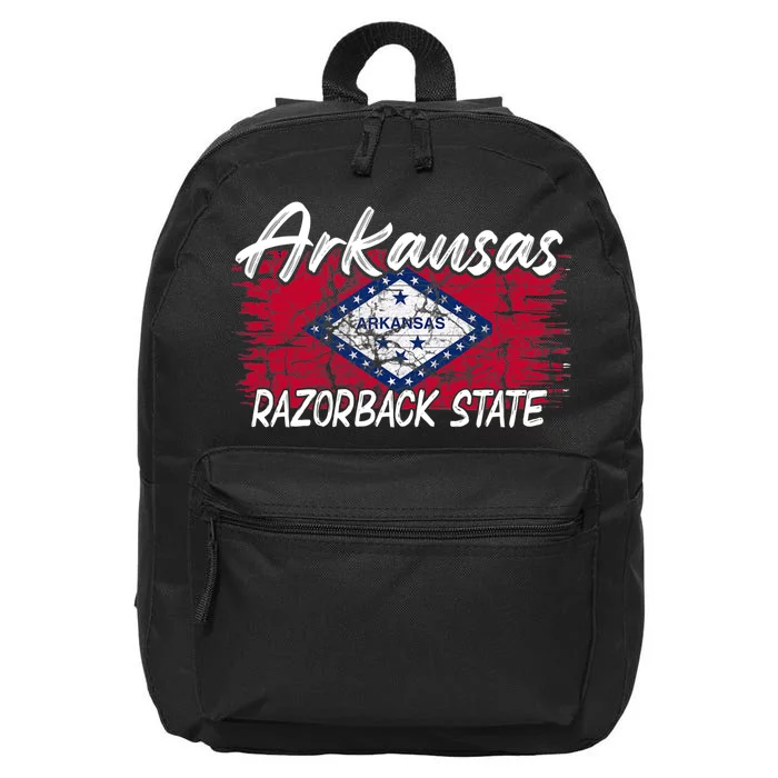 Funny Arkansas Razorback State 16 in Basic Backpack