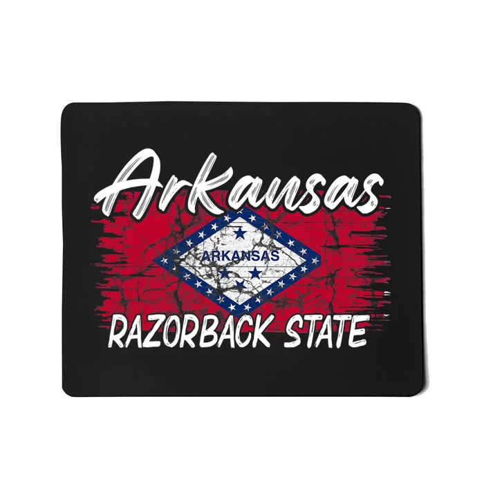 Funny Arkansas Razorback State Mousepad